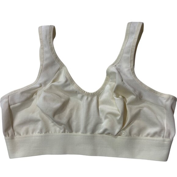 Warners Fridays Bra 36C Soft White Wireless Stretch Fit Comfortable Everyday Bra - Picture 1 of 4